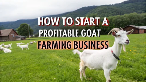 Goat farming business