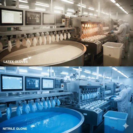 Examination Gloves (Latex and Nitrile)