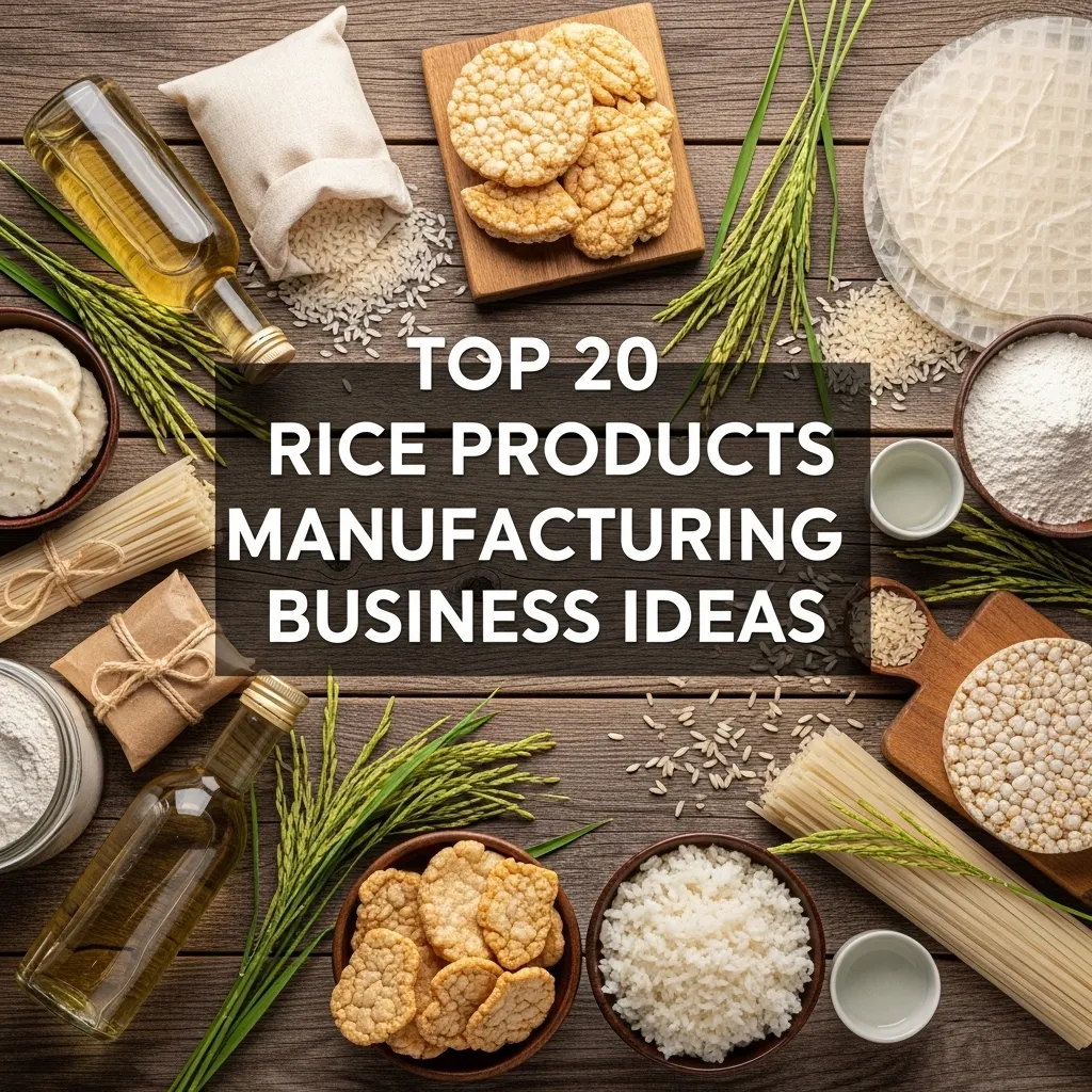 Rice Products Manufacturing Business Ideas