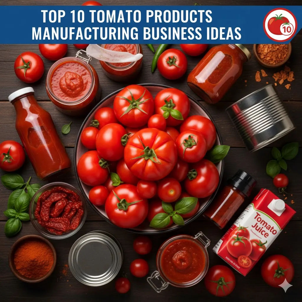 Tomato Products Manufacturing Business Ideas