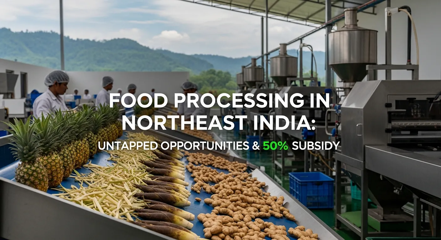 Pineapple processing unit in Tripura, Northeast India