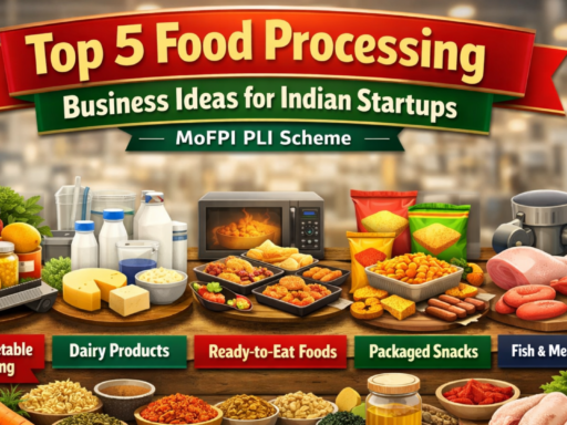 India food export growth and opportunities for food processing startups