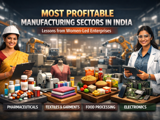 Women-led MSME manufacturing business in India
