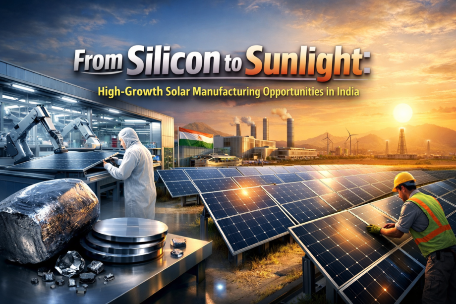 Solar cell manufacturing plant in India