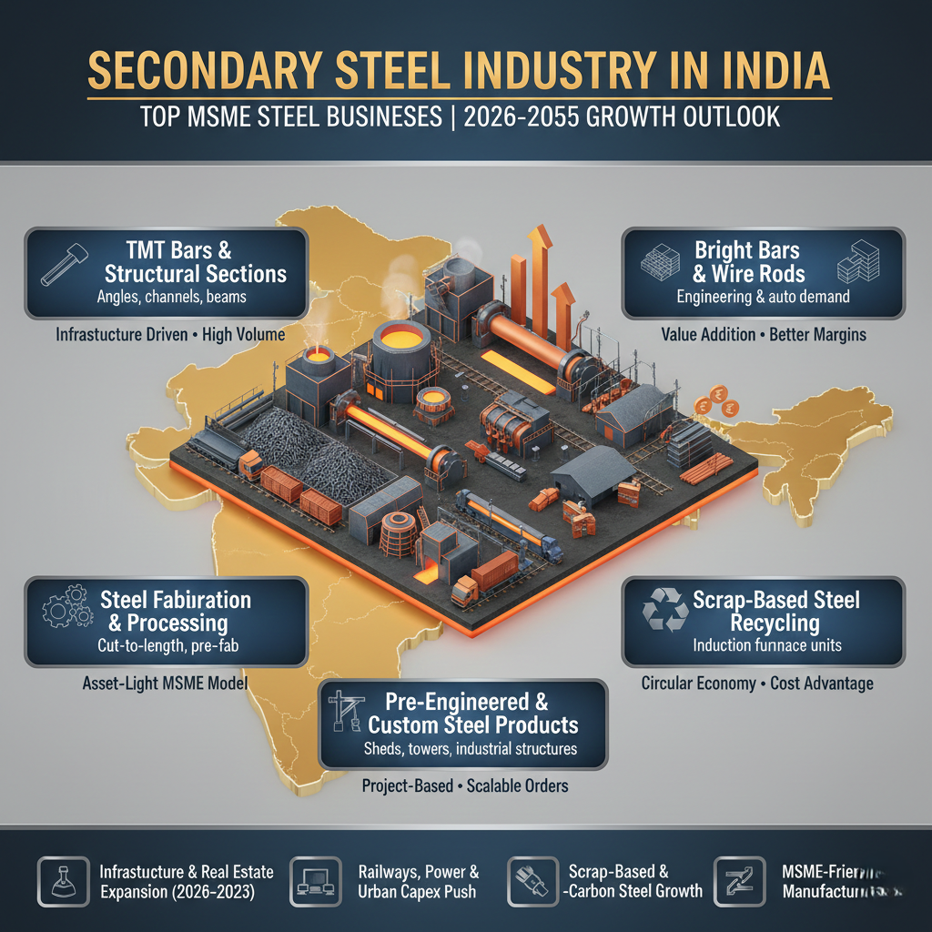 Structural steel beams and angles in India