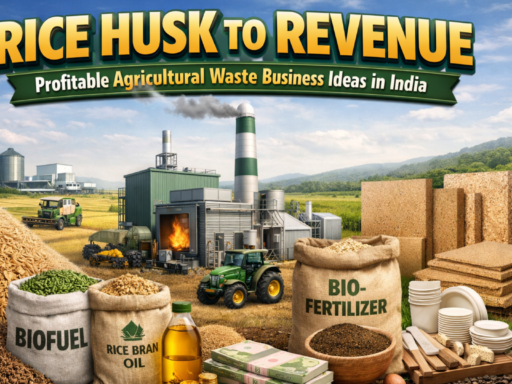 Rice husk for agricultural waste business in India