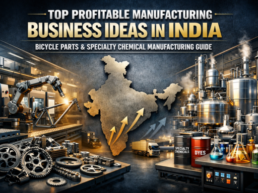 Best manufacturing business to start in India including bicycle parts and specialty chemicals