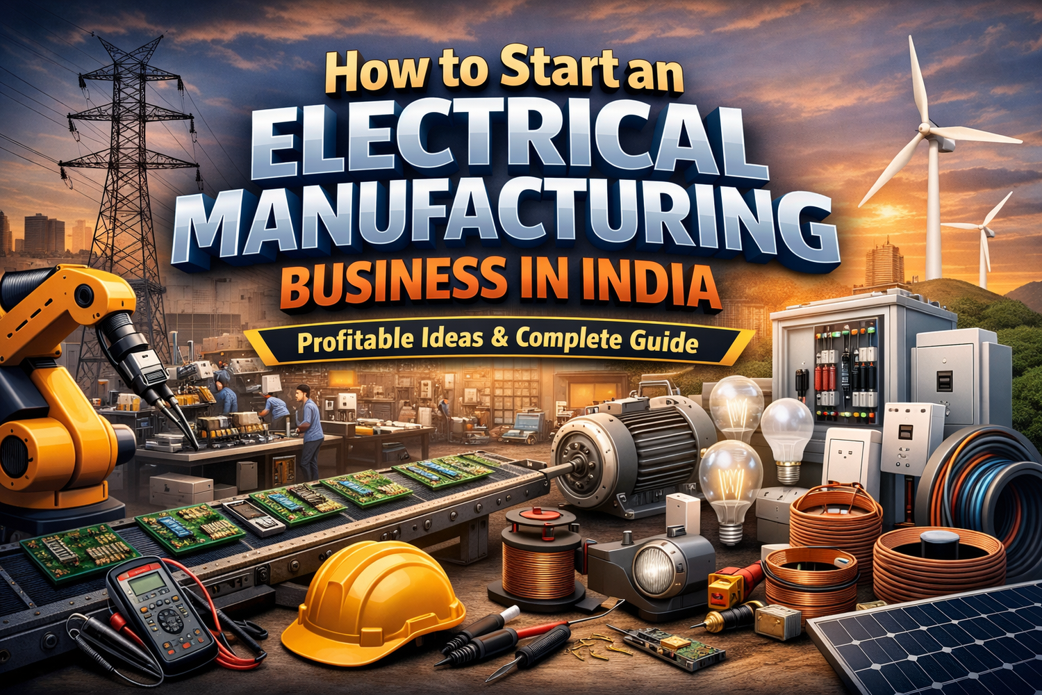 electrical manufacturing business in India production unit