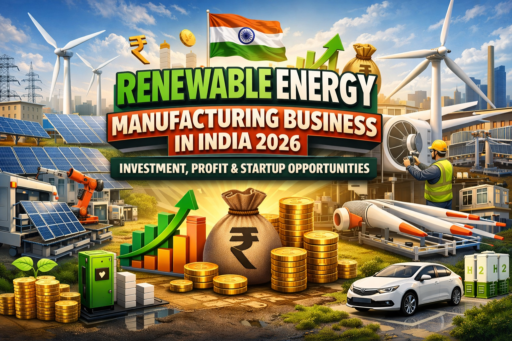Renewable energy business India solar and wind power manufacturing industry