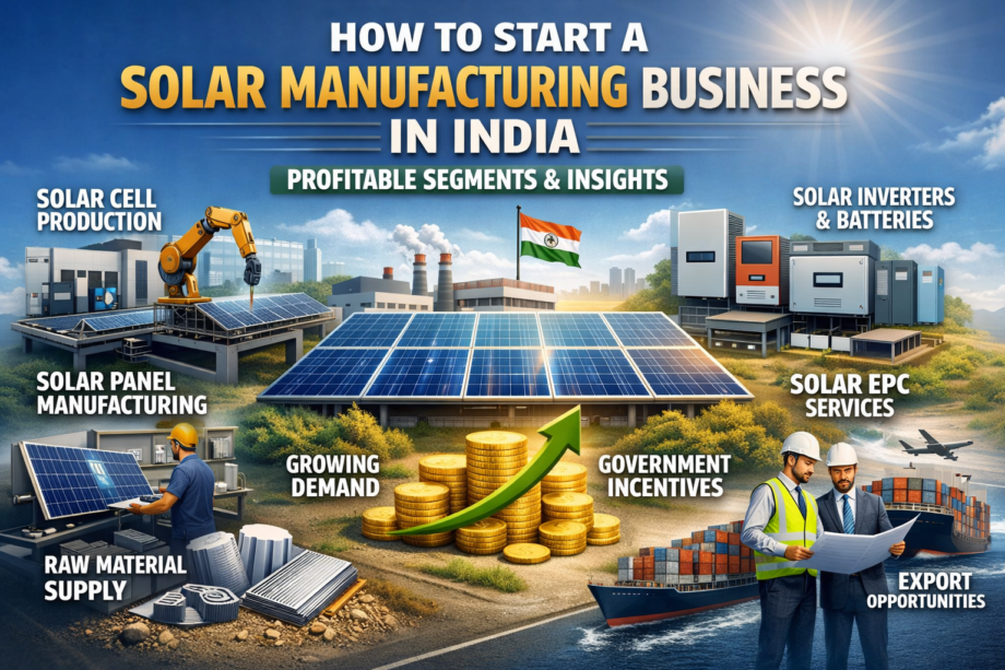 Solar panel manufacturing India: How to Start [2026 Guide]
