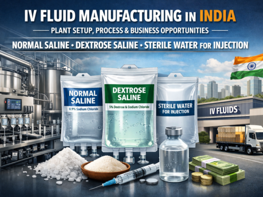 IV Fluid Manufacturing Plant in India
