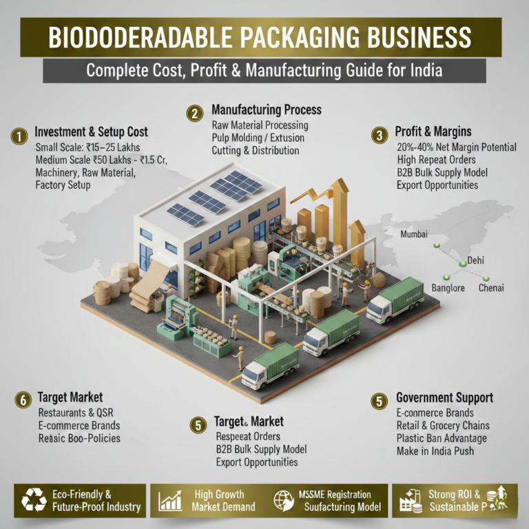 Biodegradable Packaging Business in India: How to Start & Profit