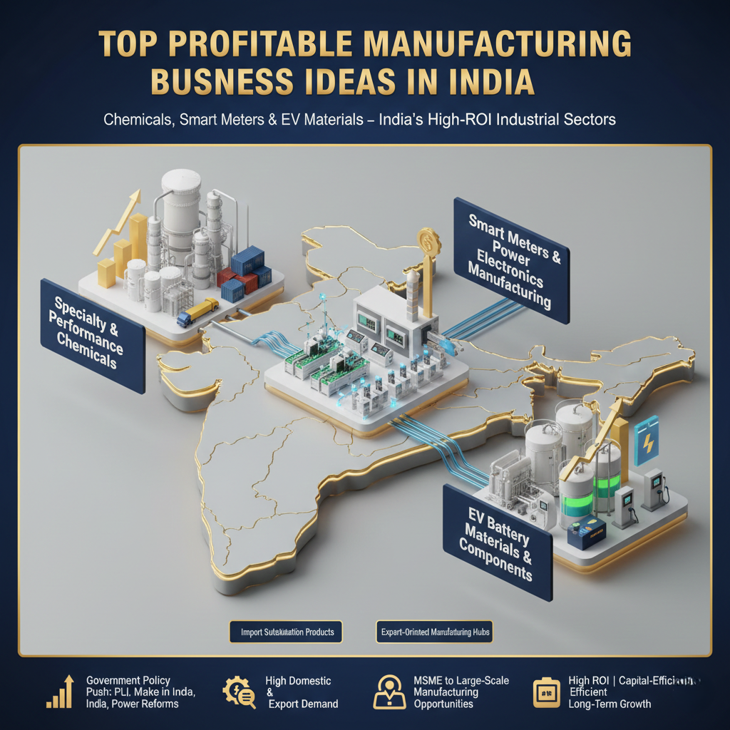 High profit manufacturing business in India with modern industrial units