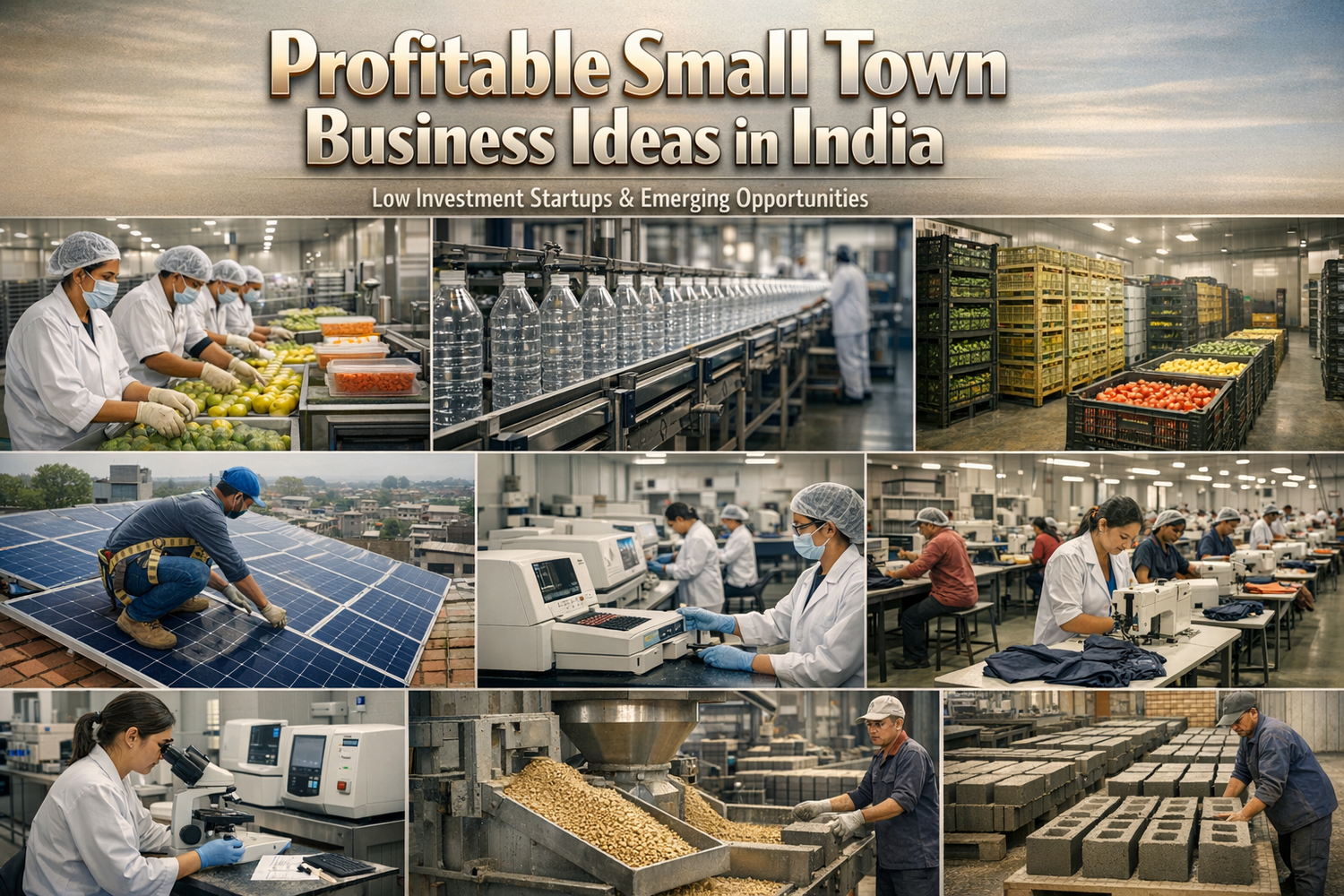 profitable small town business ideas in India