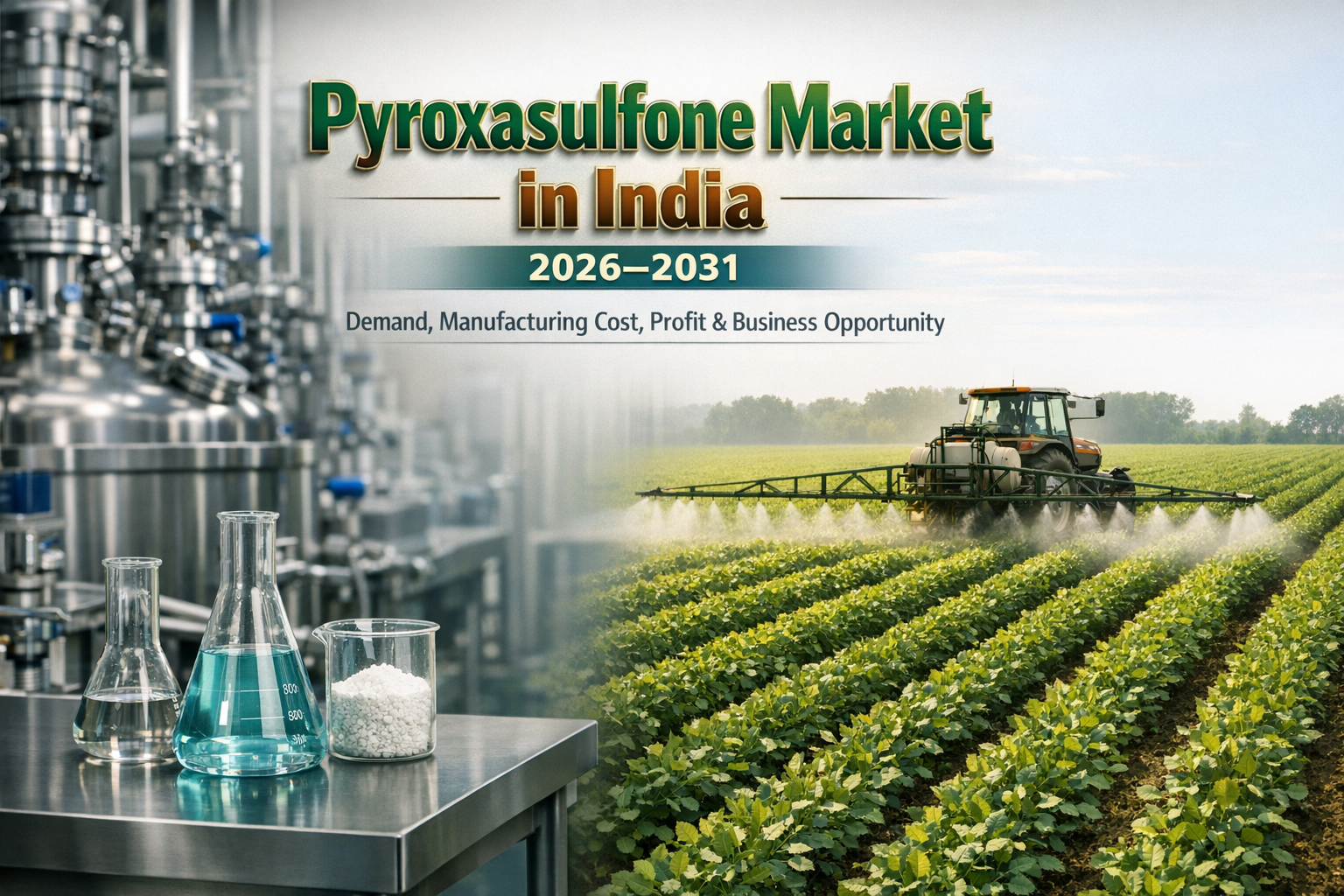 Pyroxasulfone herbicide used for pre emergence weed control in wheat farming