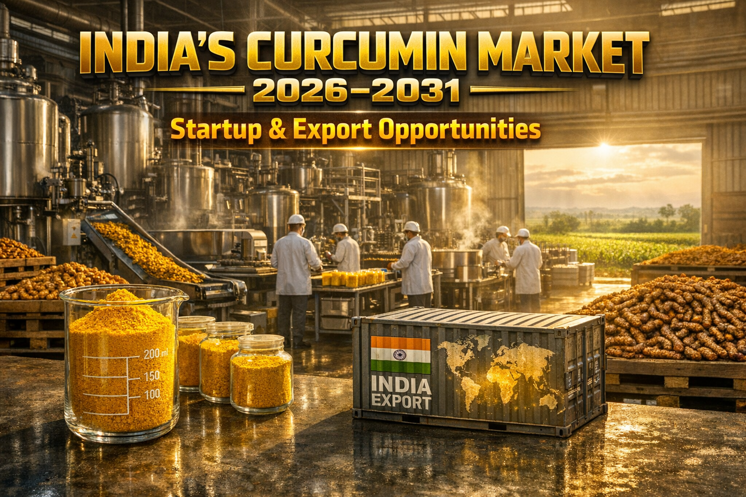 India curcumin market 2026-2031 growth chart