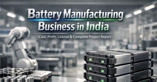battery manufacturing business in India plant setup