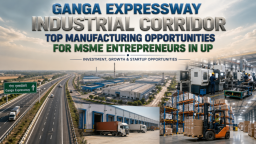 Ganga Expressway Industrial Corridor map in Uttar Pradesh