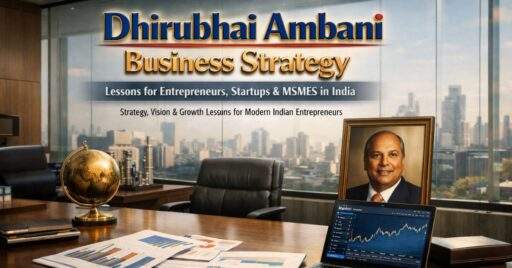 Dhirubhai Ambani business strategy for startups and MSMEs in India
