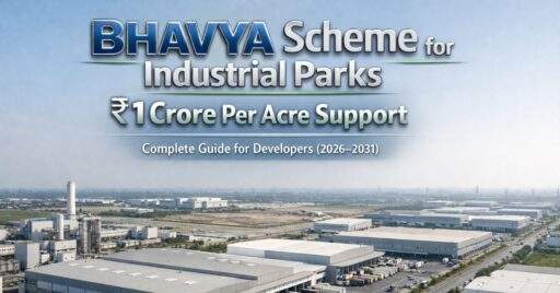 “BHAVYA Scheme industrial park development India ₹1 crore per acre funding”