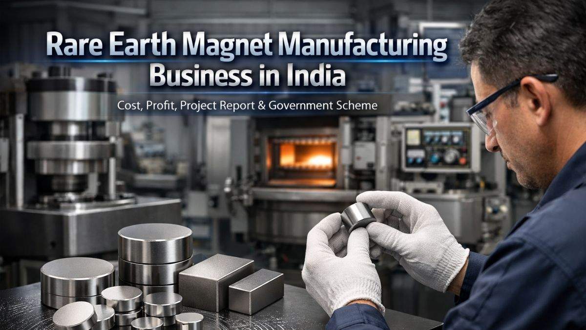Rare earth magnet manufacturing plant in India