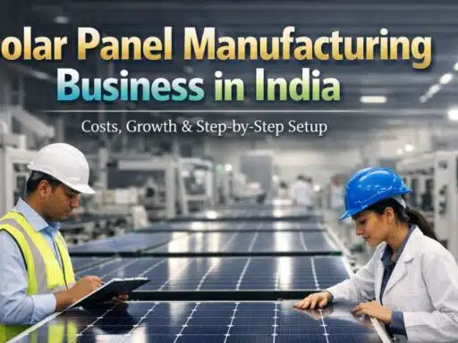 Solar Panel Manufacturing Business
