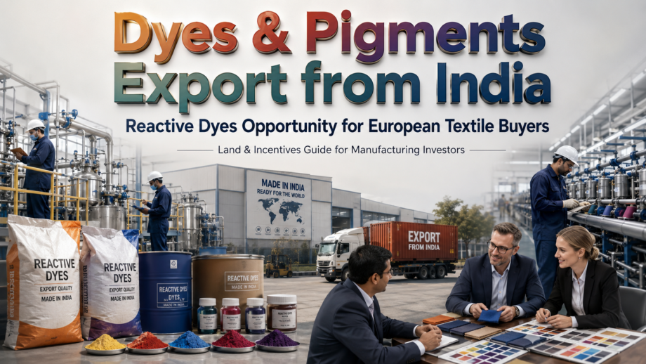 Reactive Dyes Export India – European Textile Market Opportunity
