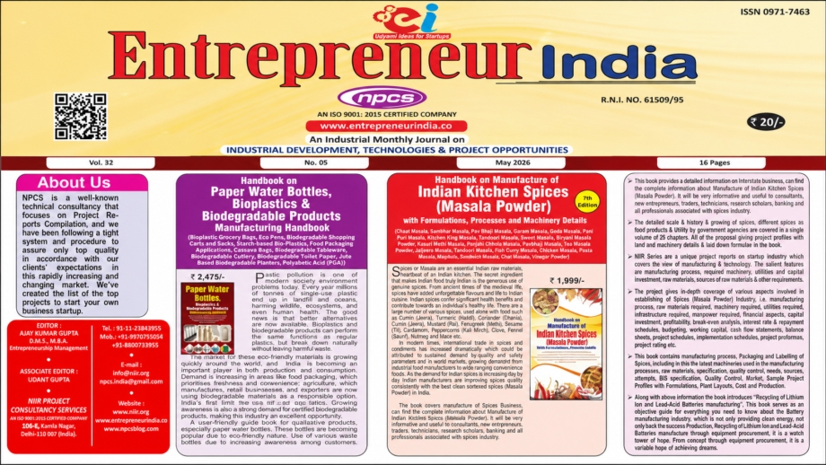 Healthcare manufacturing business ideas in India including blood bags, IV cannula, pea protein and moringa powder manufacturing