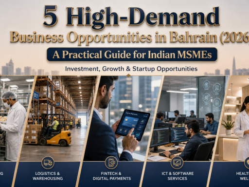 Business opportunities in Bahrain for Indian MSMEs in 2026Top Business Opportunities in Bahrain (2026 Guide)