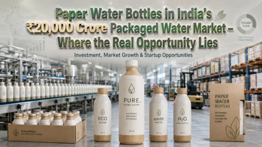 Paper Water Bottle Business in India: Export Opportunity