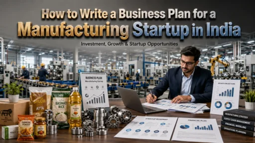 Write a Business Plan for a Manufacturing Startup in India