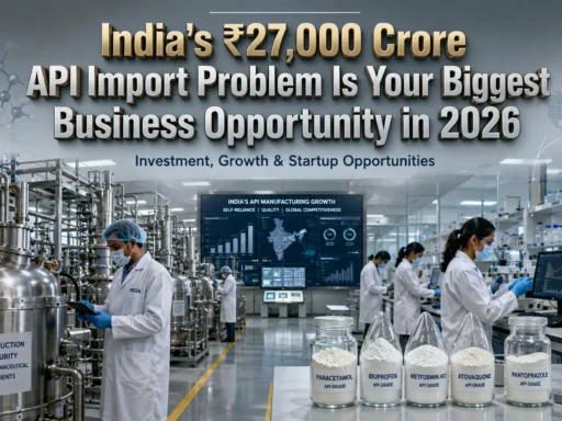 India API Import Problem: Pharma Manufacturing Business 2026