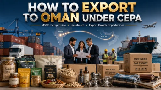 India Oman CEPA Export Guide: MSME Setup