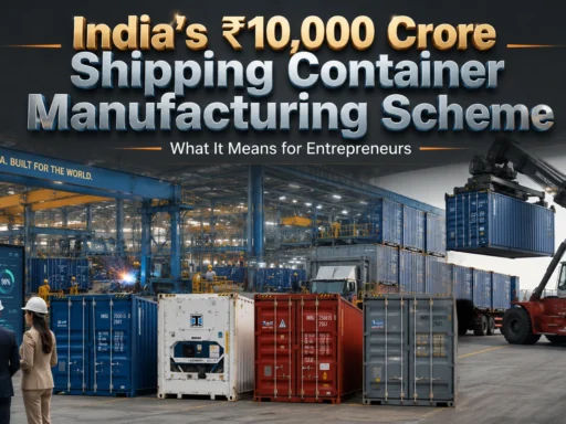 India Container Manufacturing Scheme