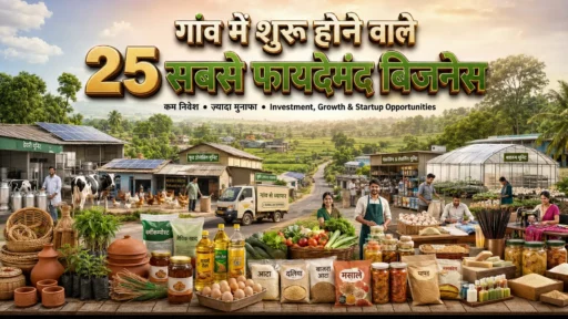 गांव में शुरू होने वाले 25 बिजनेस आइडिया | कम निवेश में ज्यादा मुनाफा