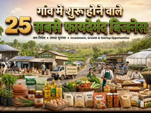 गांव में शुरू होने वाले 25 बिजनेस आइडिया | कम निवेश में ज्यादा मुनाफा
