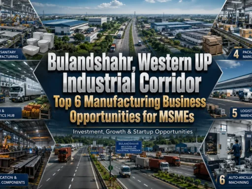 Bulandshahr Industrial Corridor manufacturing business opportunities for MSMEs