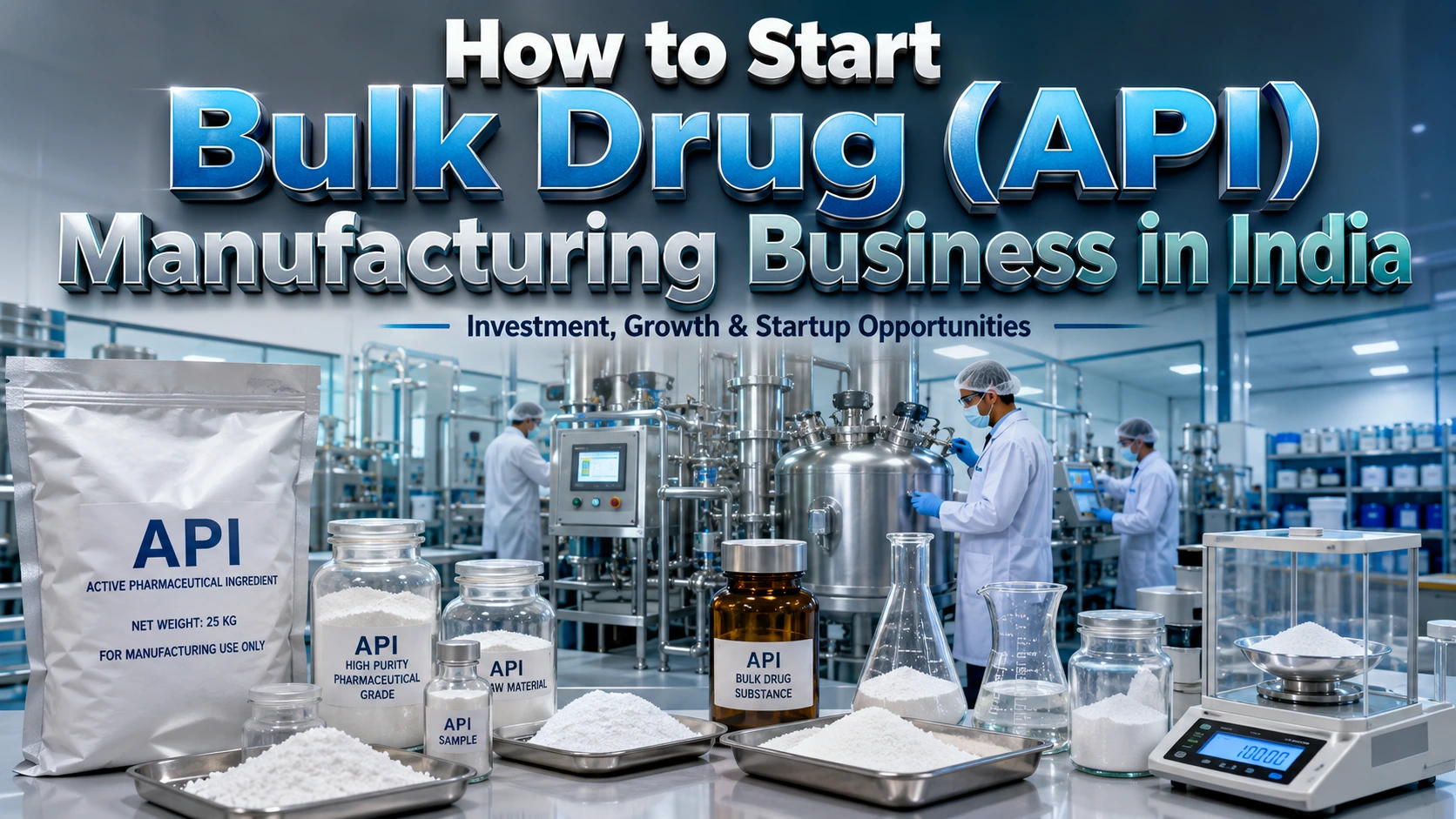 Bulk Drug API Manufacturing Business in India