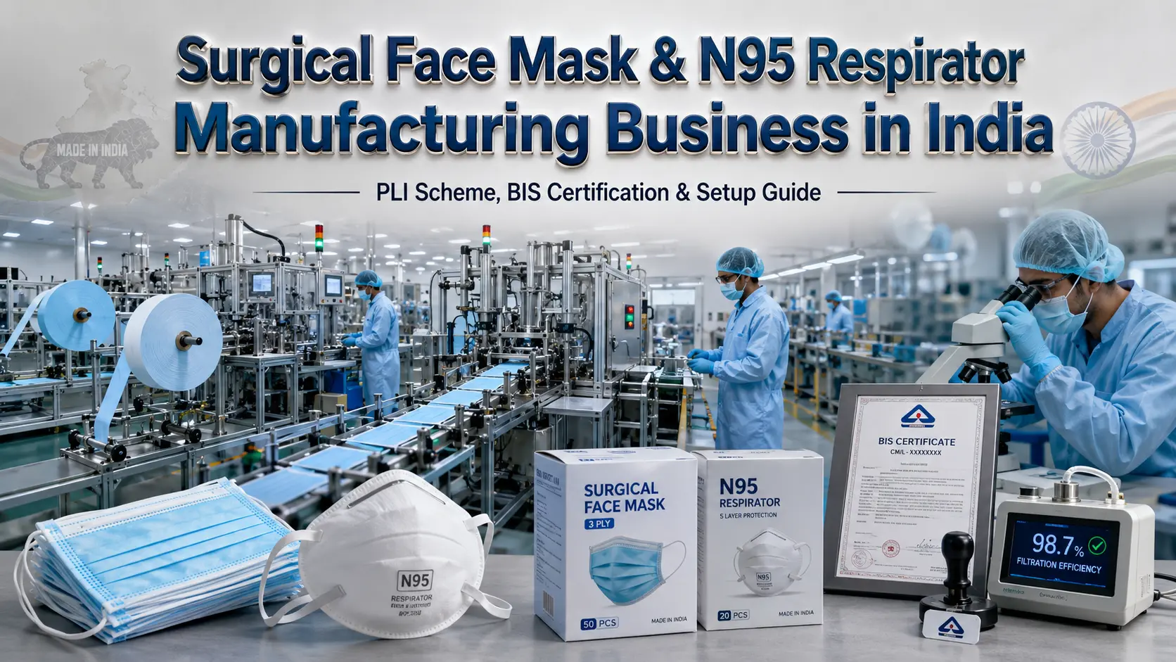 Surgical Mask & N95 Manufacturing Business in India | PLI Guide