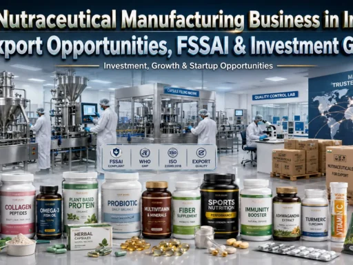 Nutraceutical Manufacturing Business in India: Export, FSSAI