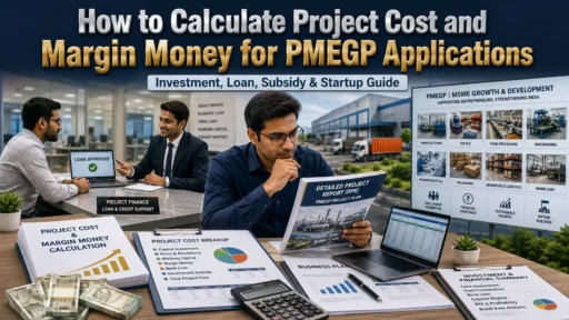 PMEGP Project Cost Calculation: Margin Money DPR Guide