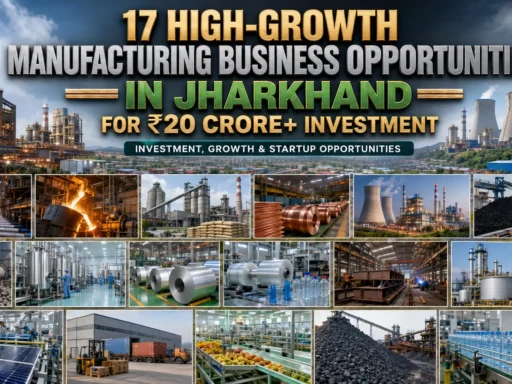 High Growth Manufacturing Business Opportunities in Jharkhand