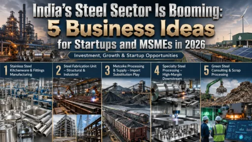 India Steel Business Ideas for Startups & MSMEs in 2026