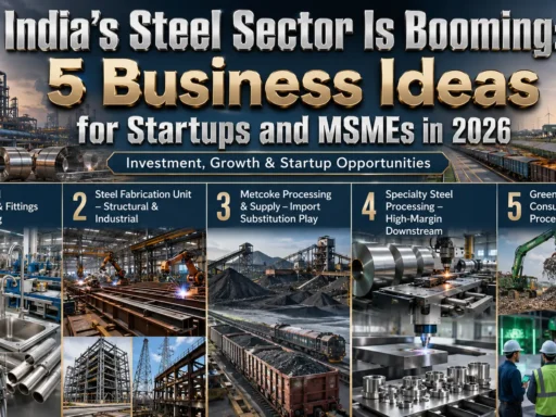 India Steel Business Ideas for Startups & MSMEs in 2026