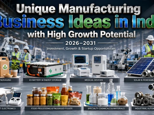 Unique Manufacturing Business Ideas in India | High Profit Potential