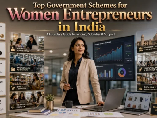 Government Schemes for Women Entrepreneurs in India