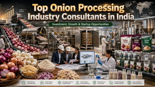 Onion Processing Industry Consultants in India | Plant Setup