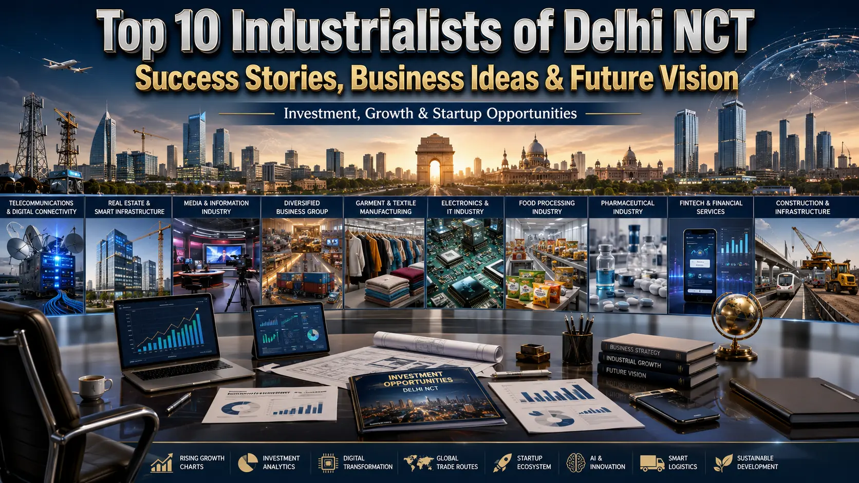 Industrialists in Delhi NCT: Top 10 Success Stories & Business Idea