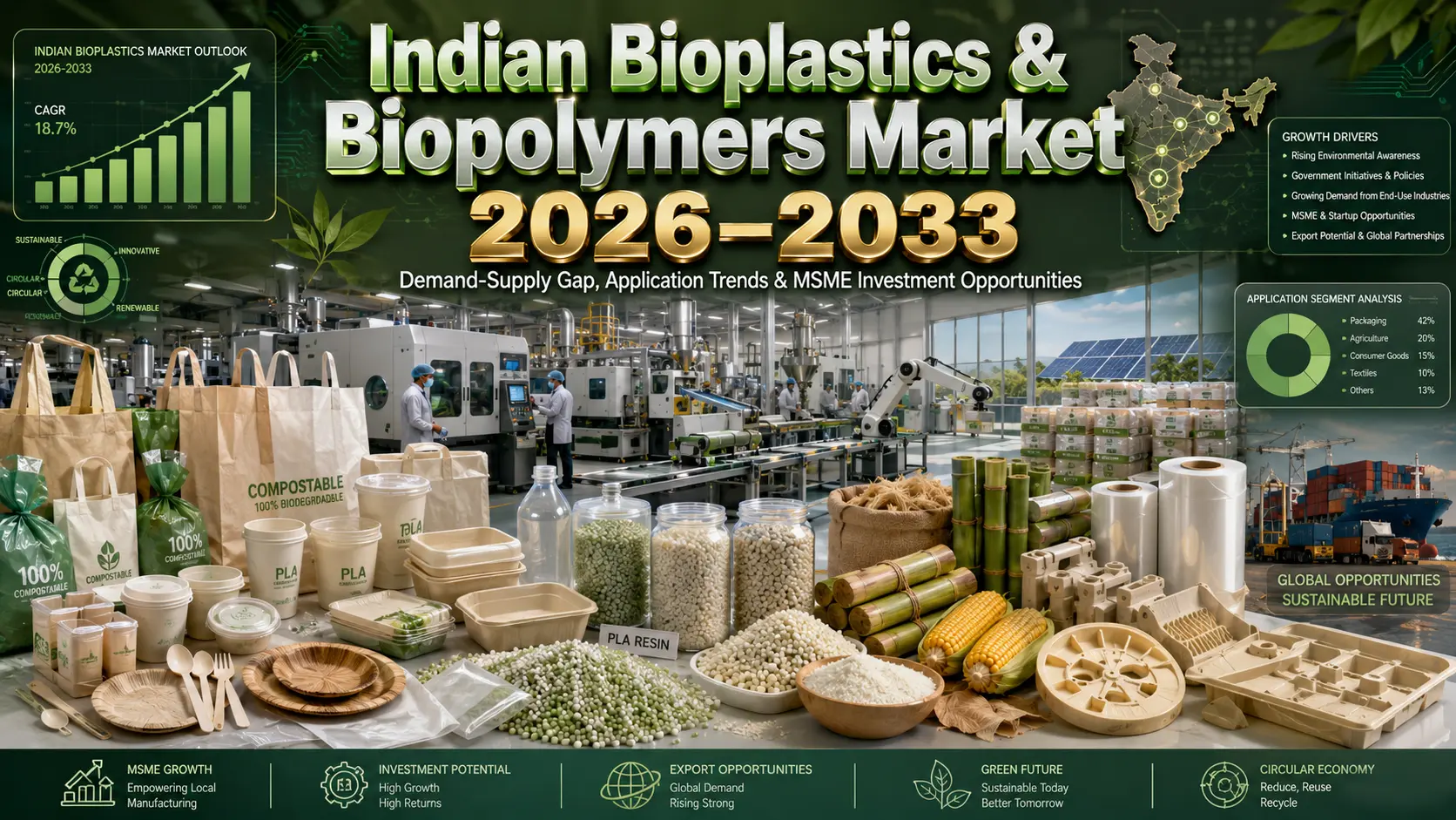 Indian Bioplastics Market 2026–2033: MSME Opportunities