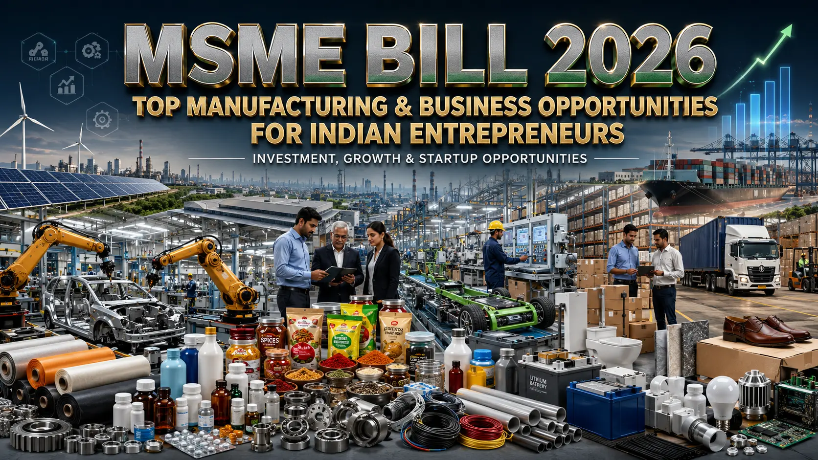 MSME Bill 2026: 6 Manufacturing & Business Opportunities in India